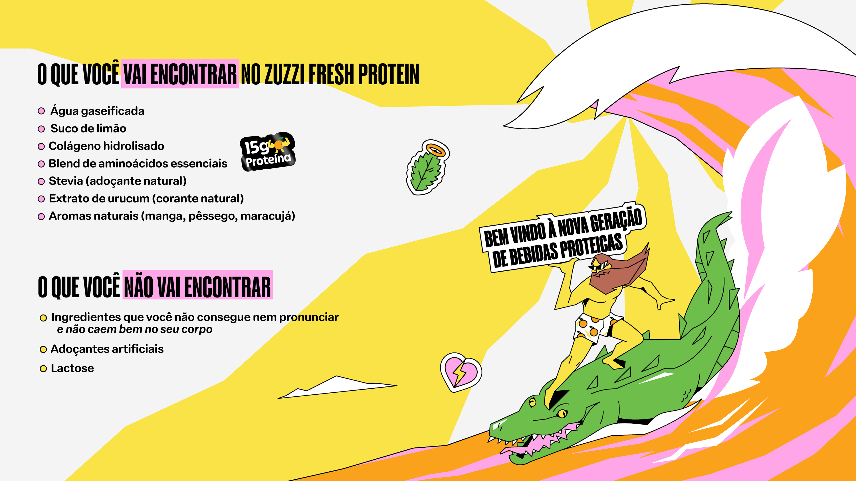 O que você vai encontrar no Zuzzi Fresh Protein